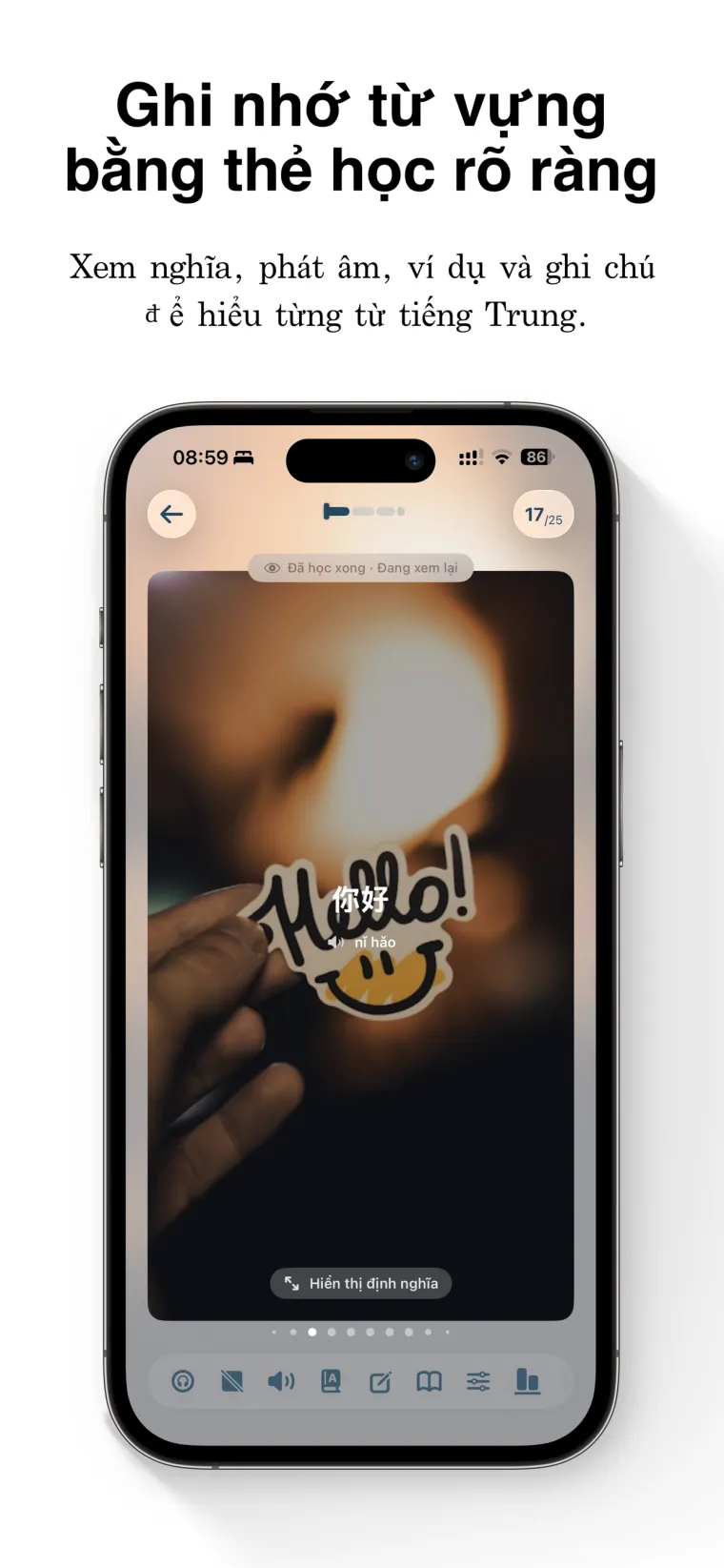 FreeLingo App Store screenshot 2 for vi