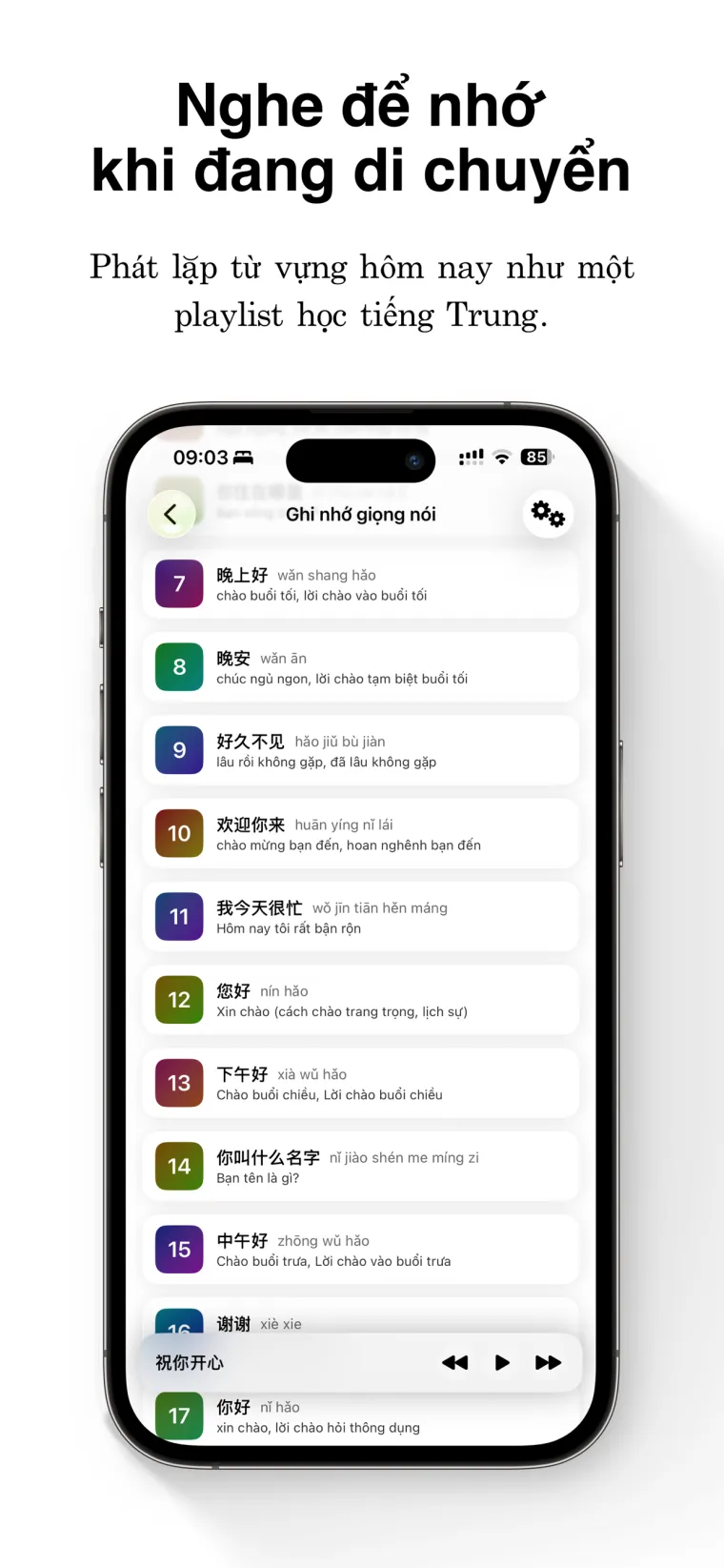 FreeLingo App Store screenshot 7 for vi